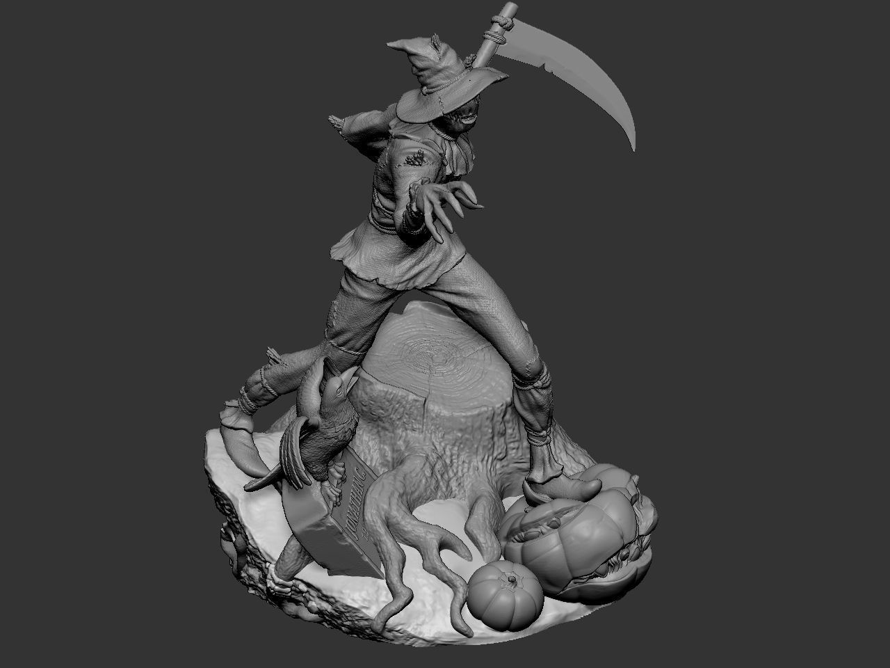Scarecrow DC 3D print model_36