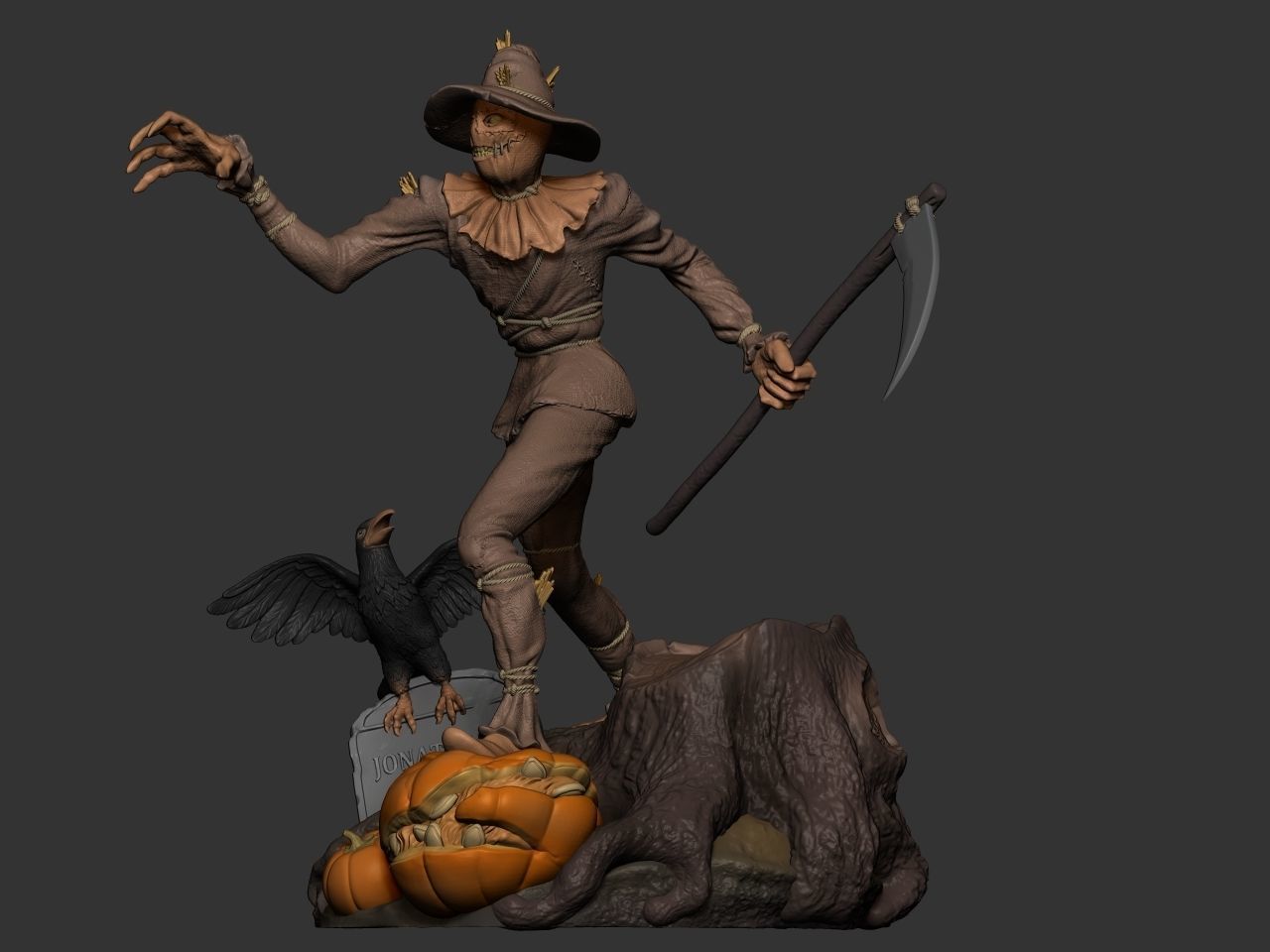 Scarecrow DC 3D print model_16