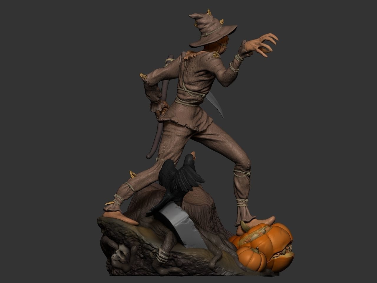Scarecrow DC 3D print model_6