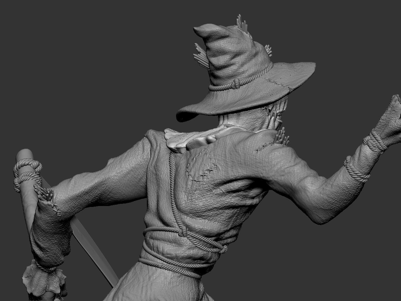 Scarecrow DC 3D print model_25