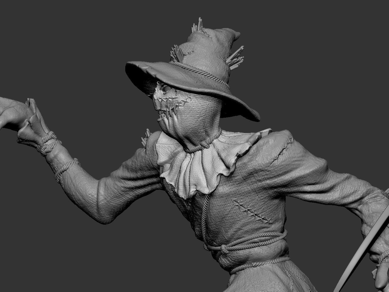 Scarecrow DC 3D print model_22