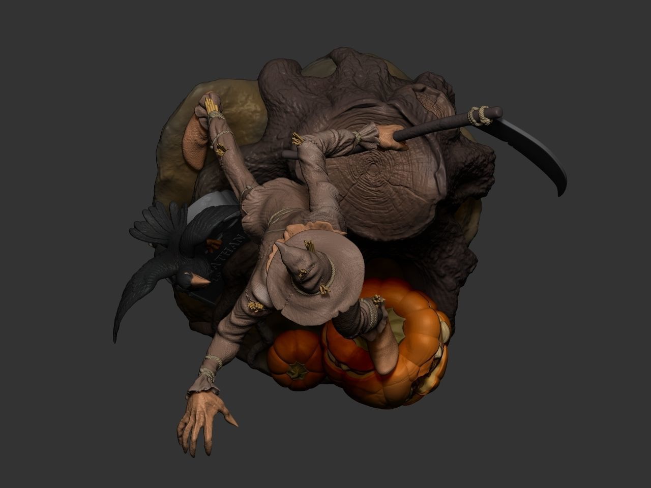 Scarecrow DC 3D print model_18