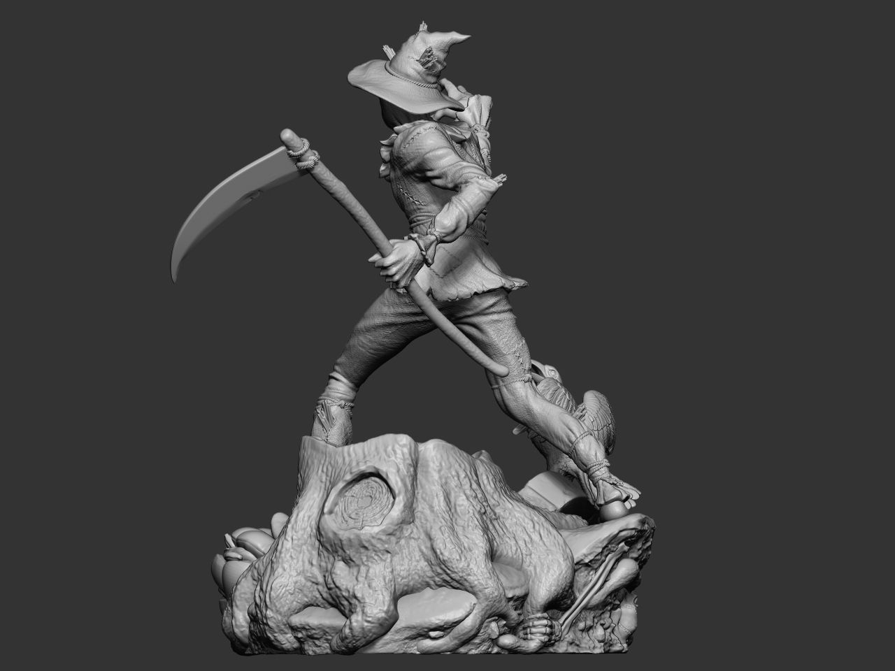 Scarecrow DC 3D print model_13