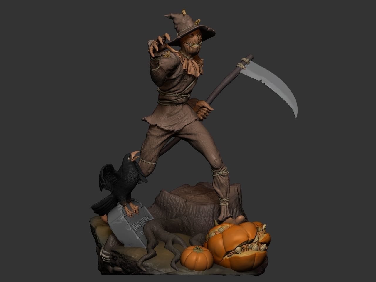 Scarecrow DC 3D print model_4