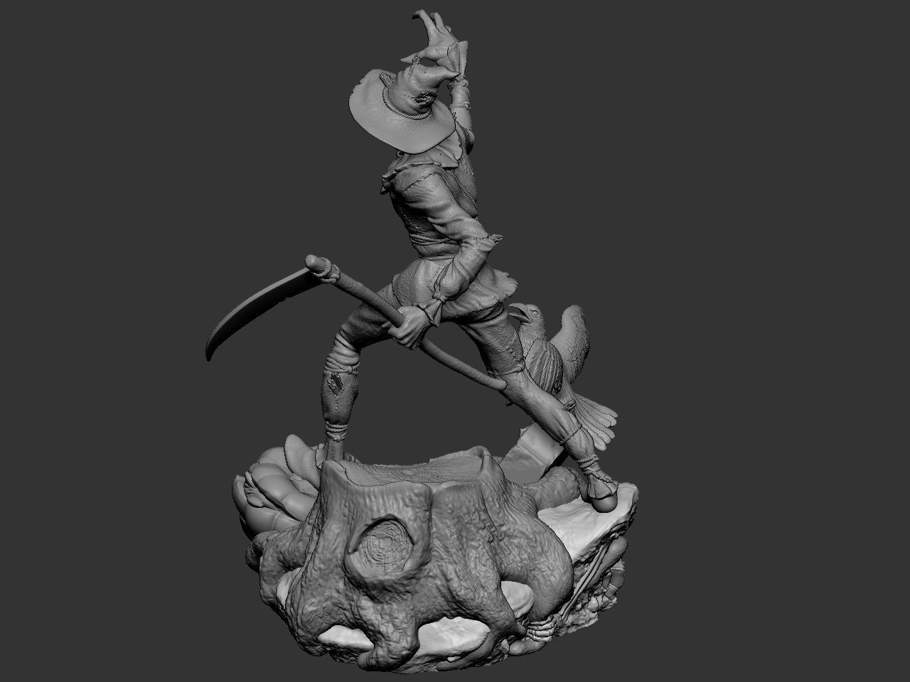 Scarecrow DC 3D print model_40