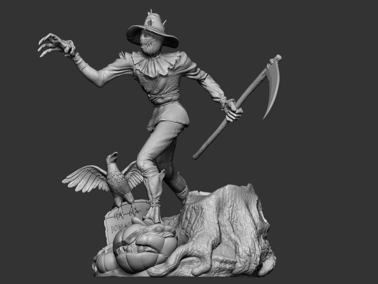 Scarecrow DC 3D print model_17