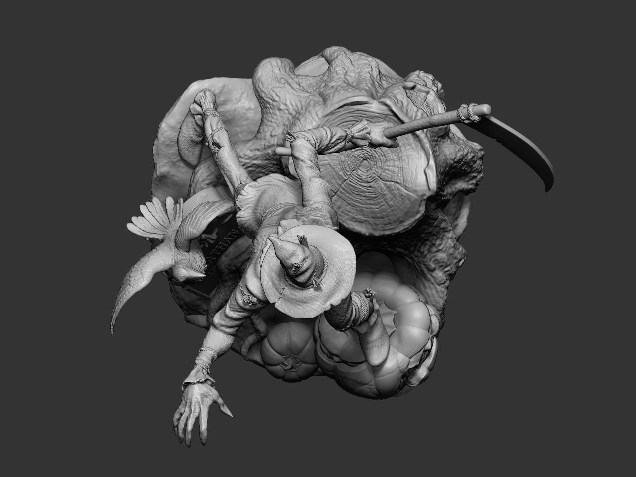 Scarecrow DC 3D print model_19