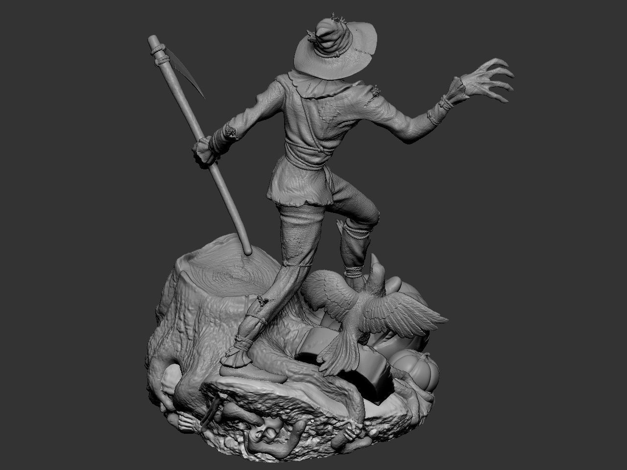 Scarecrow DC 3D print model_38