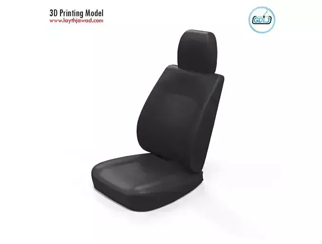 Car seat 3D print model