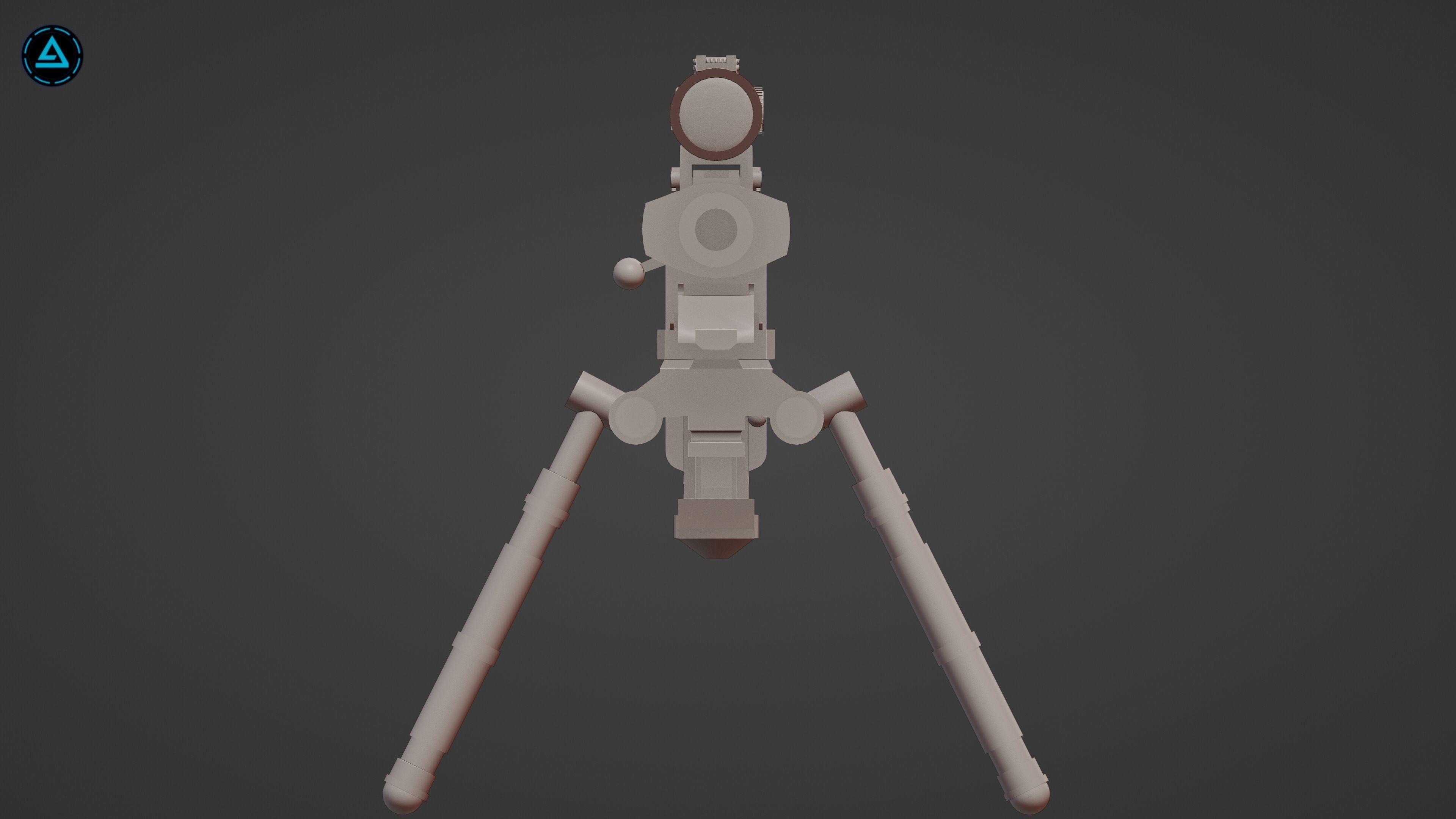 FATAL X59 Sniper Low-poly 3D model_13