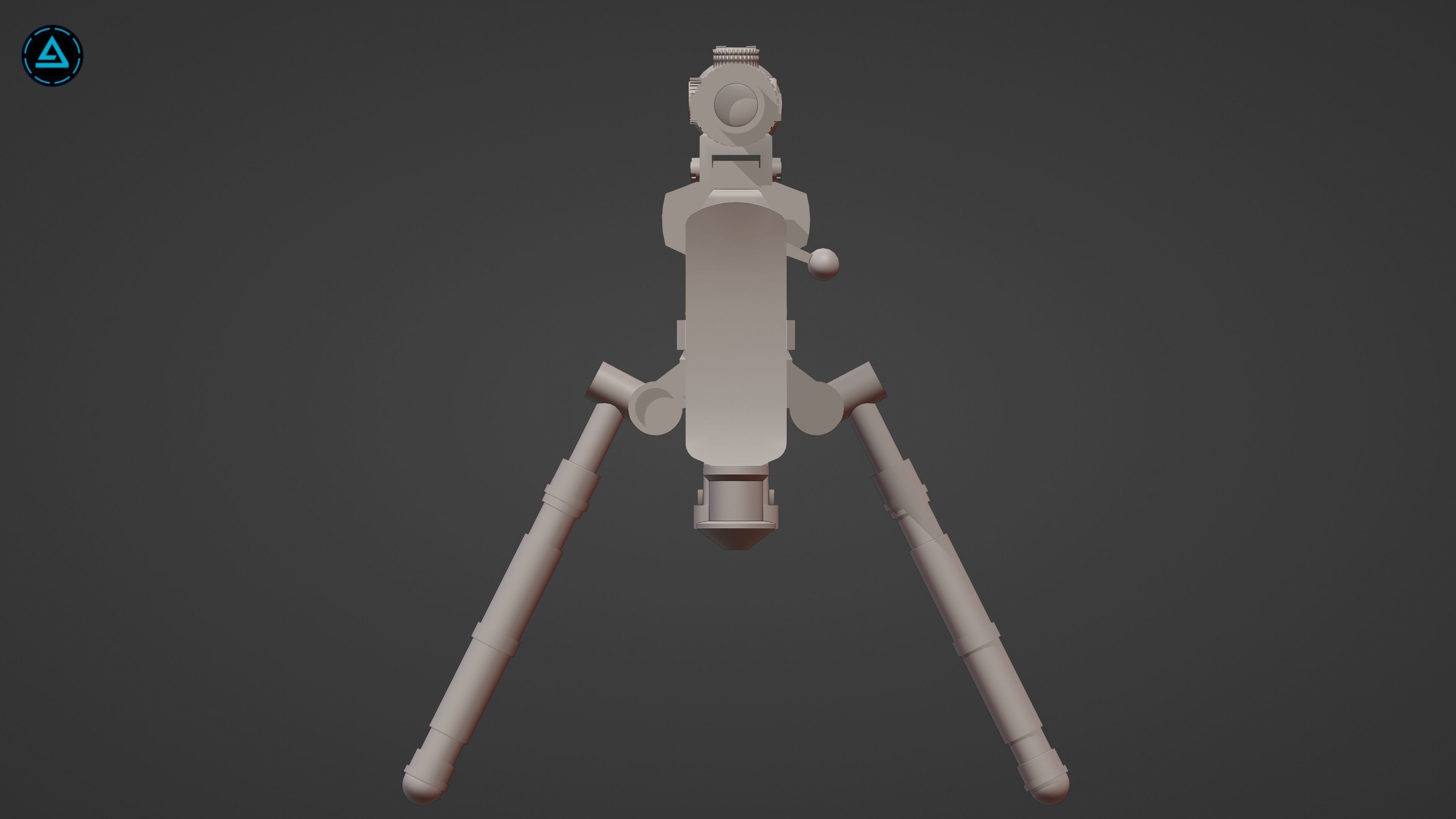 FATAL X59 Sniper Low-poly 3D model_11