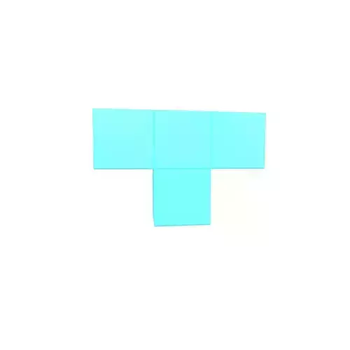 Tetris Block v5 002 Low-poly 3D model