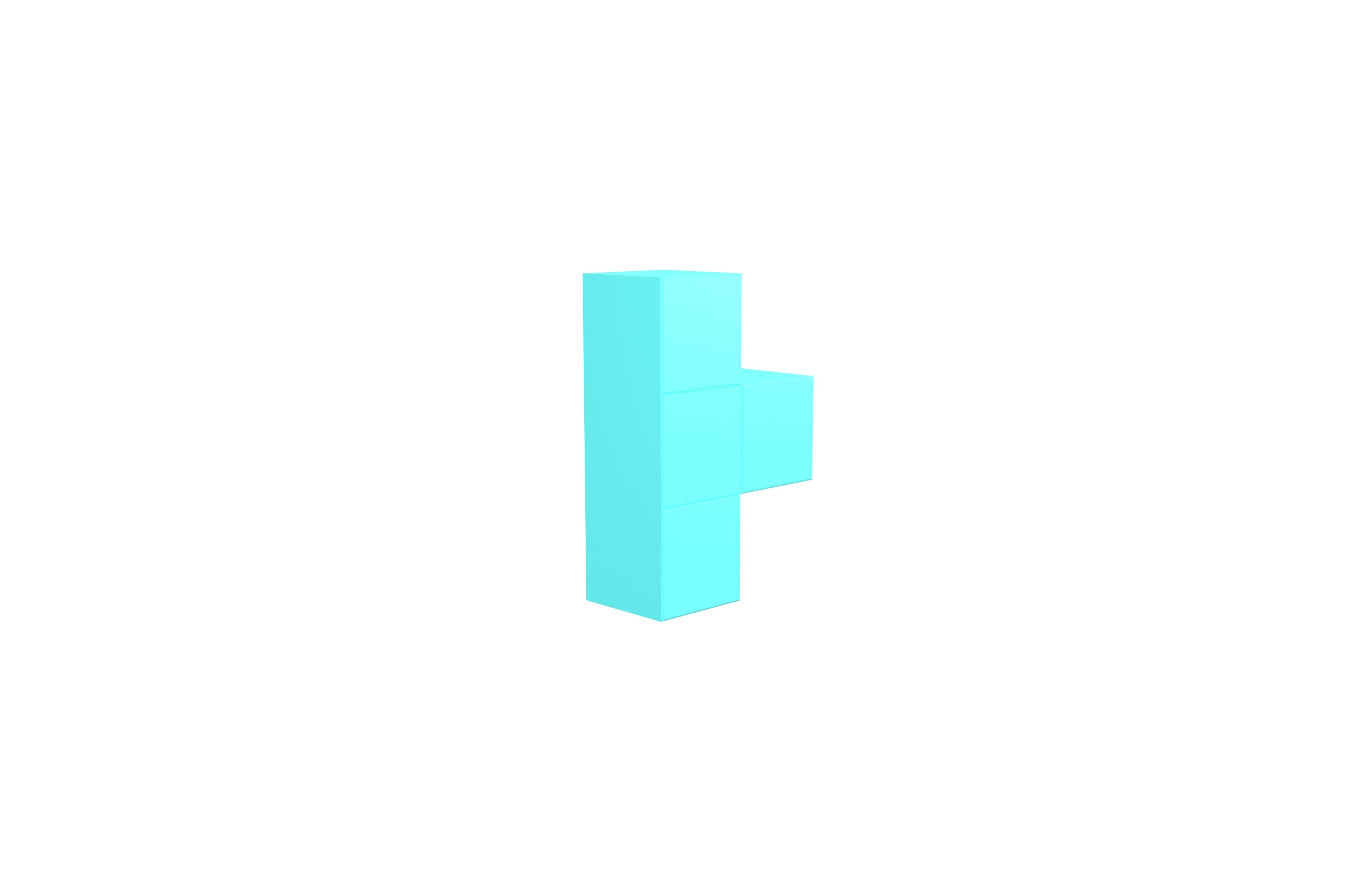 Tetris Block v5 1 002 Low-poly 3D model_1