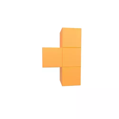 Tetris Block v5 2 003 Low-poly 3D model