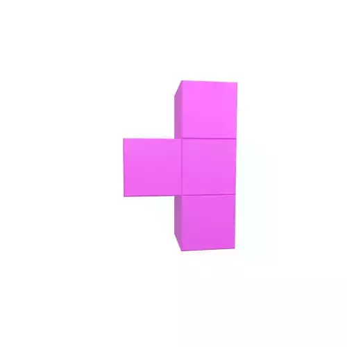 Tetris Block v5 2 005 Low-poly 3D model