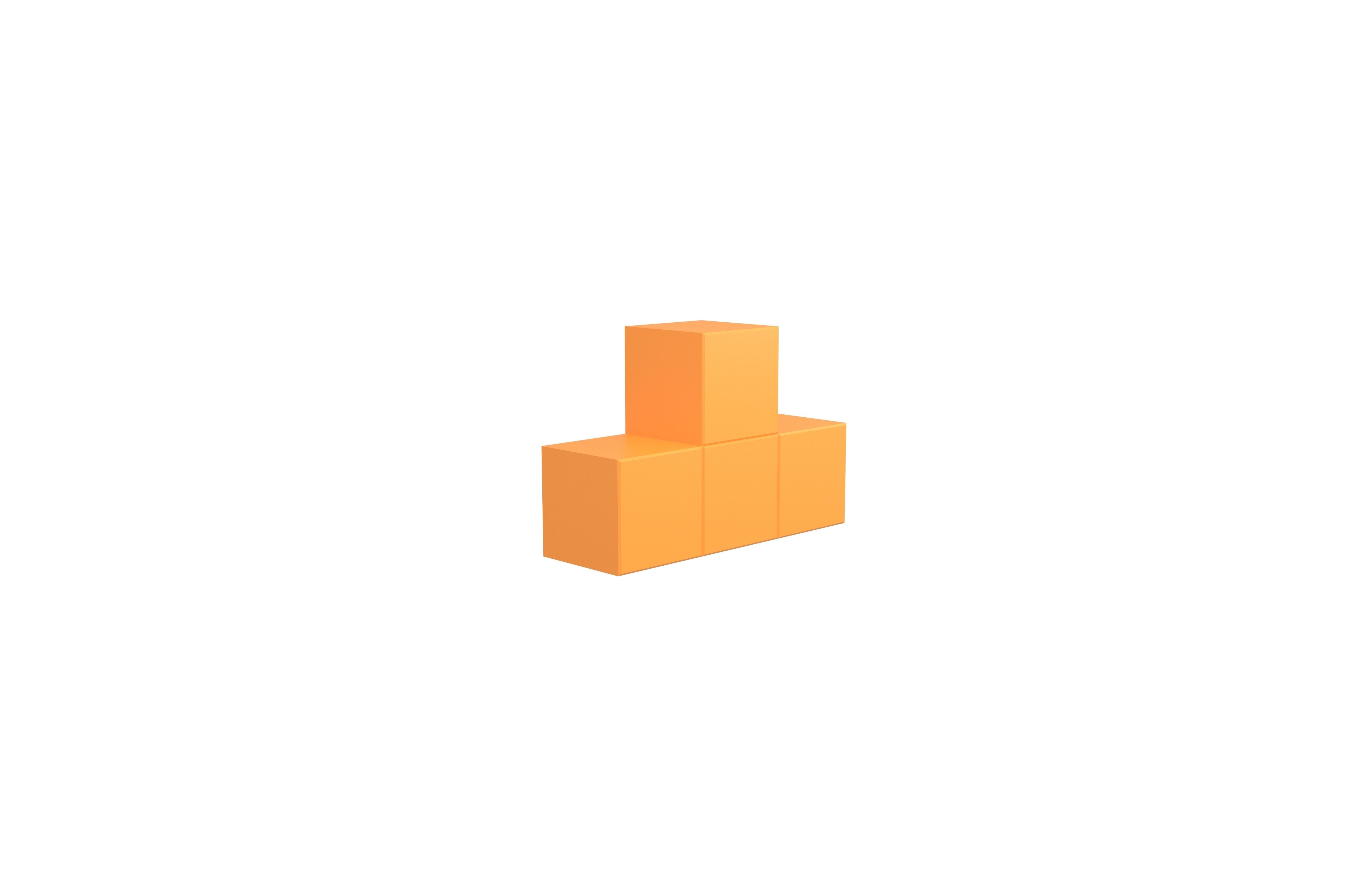 Tetris Block v5 3 003 Low-poly 3D model_3