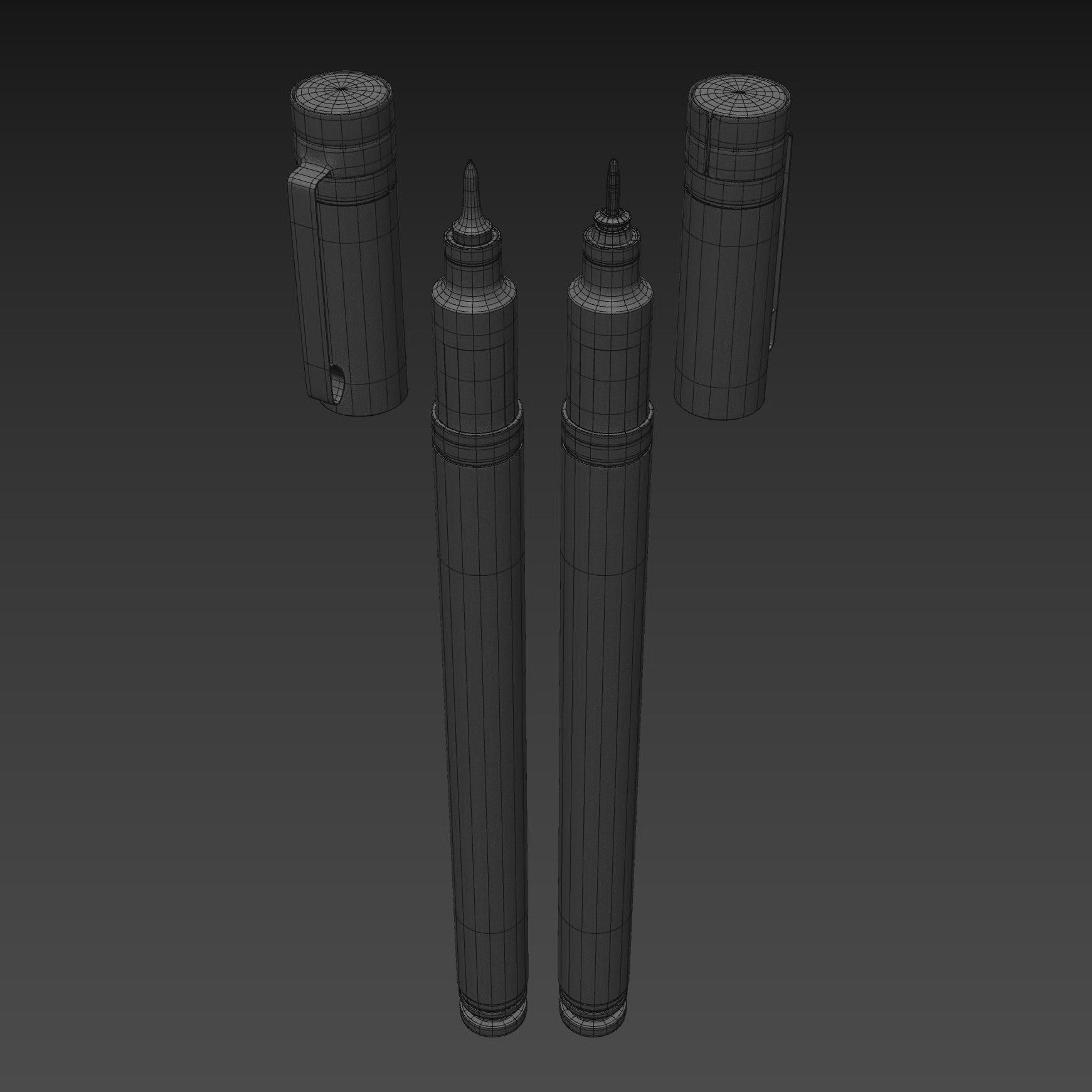 Copic Multiliner SP 3D model_5