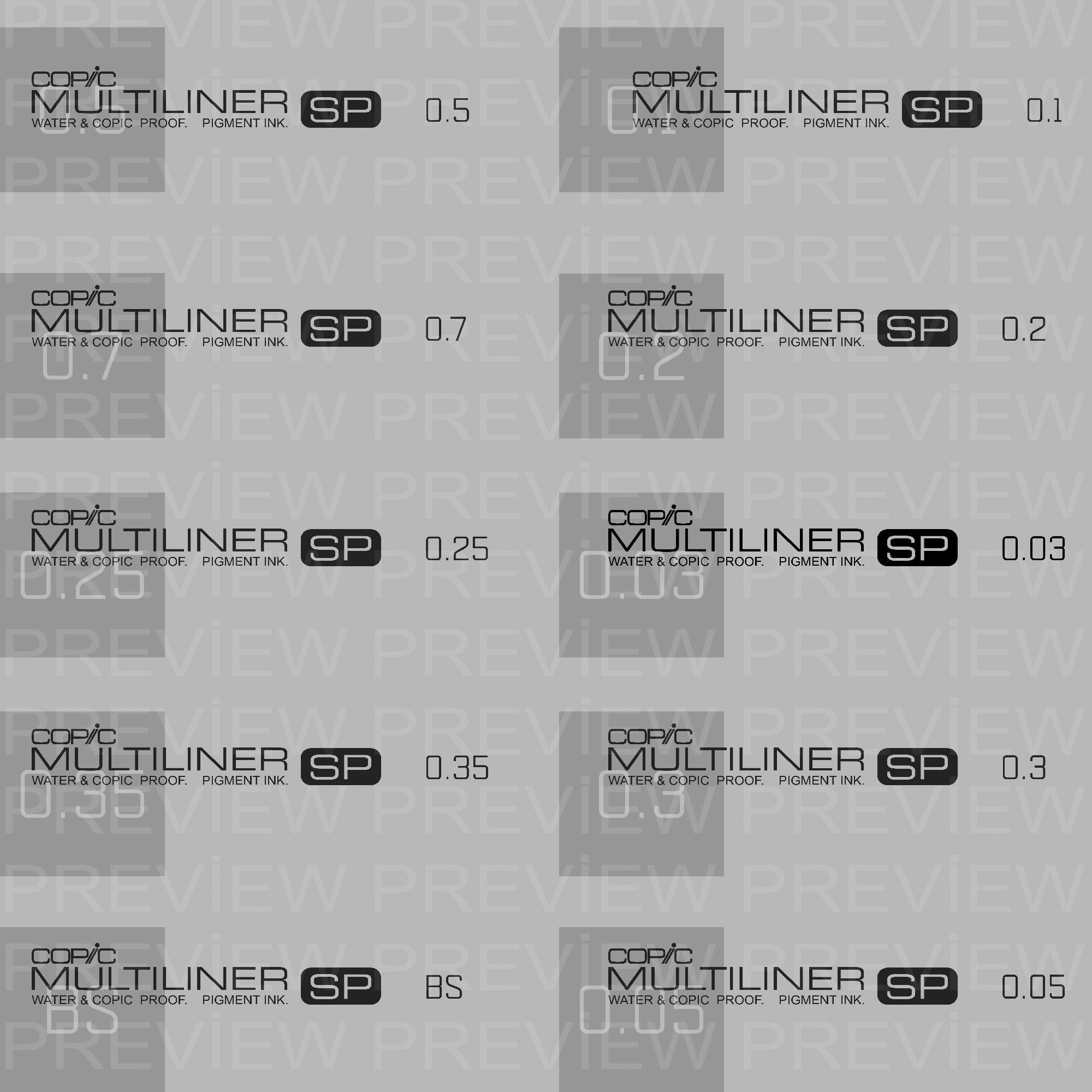 Copic Multiliner SP 3D model_4