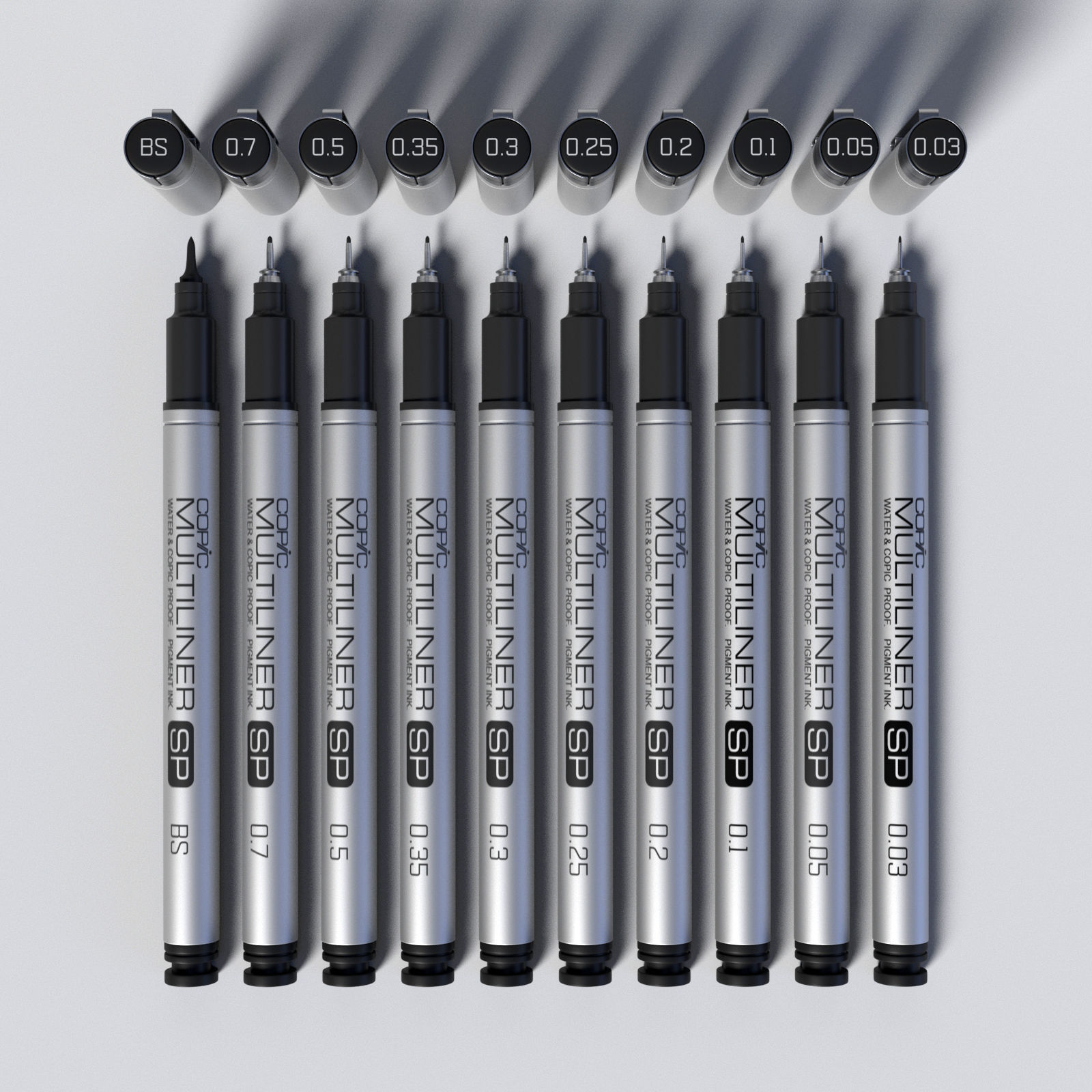 Copic Multiliner SP 3D model_2