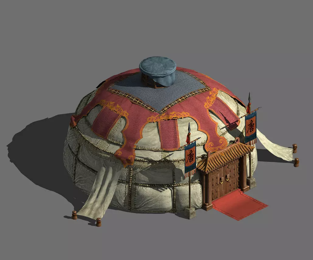 Barracks-Big Tent 361 3D model_0