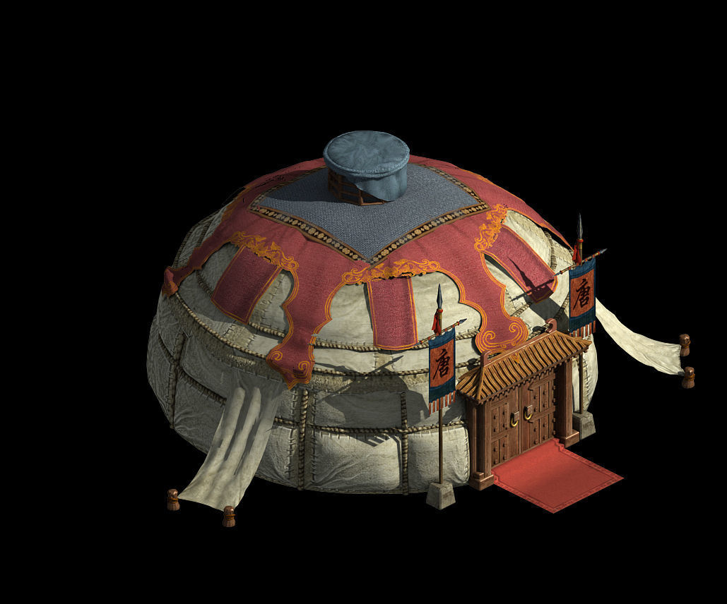 Barracks-Big Tent 361 3D model_1