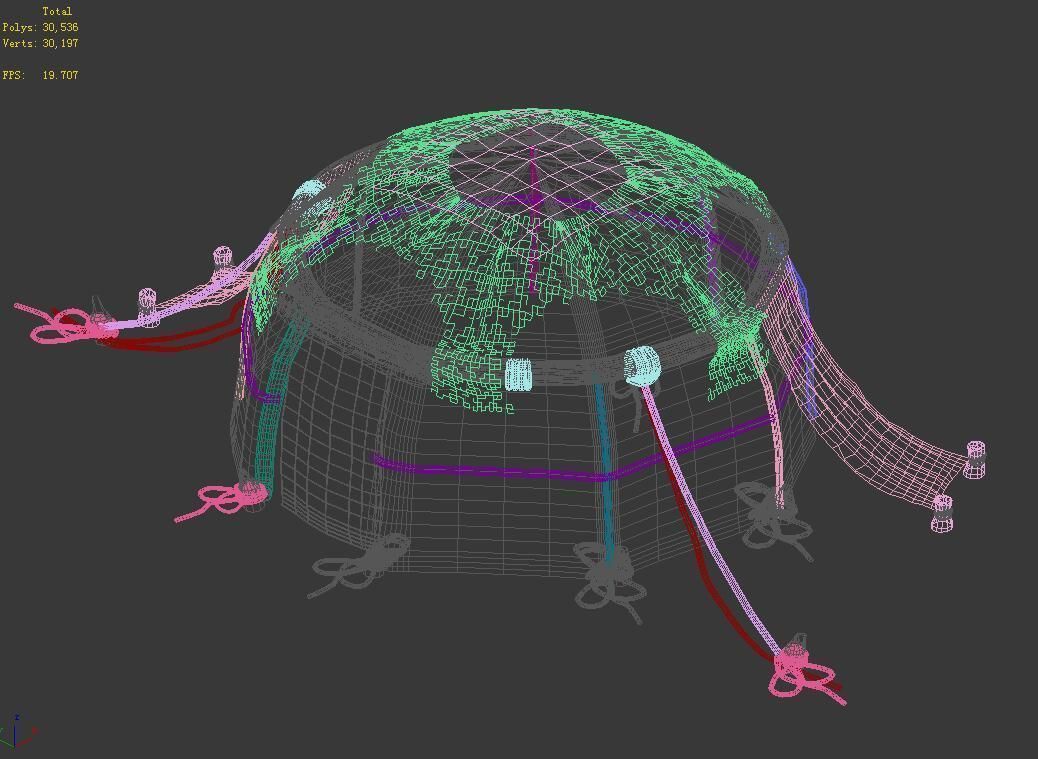 Barracks-Small Tent-37 3D model_3