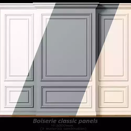 Wall molding 8 Boiserie classic panels