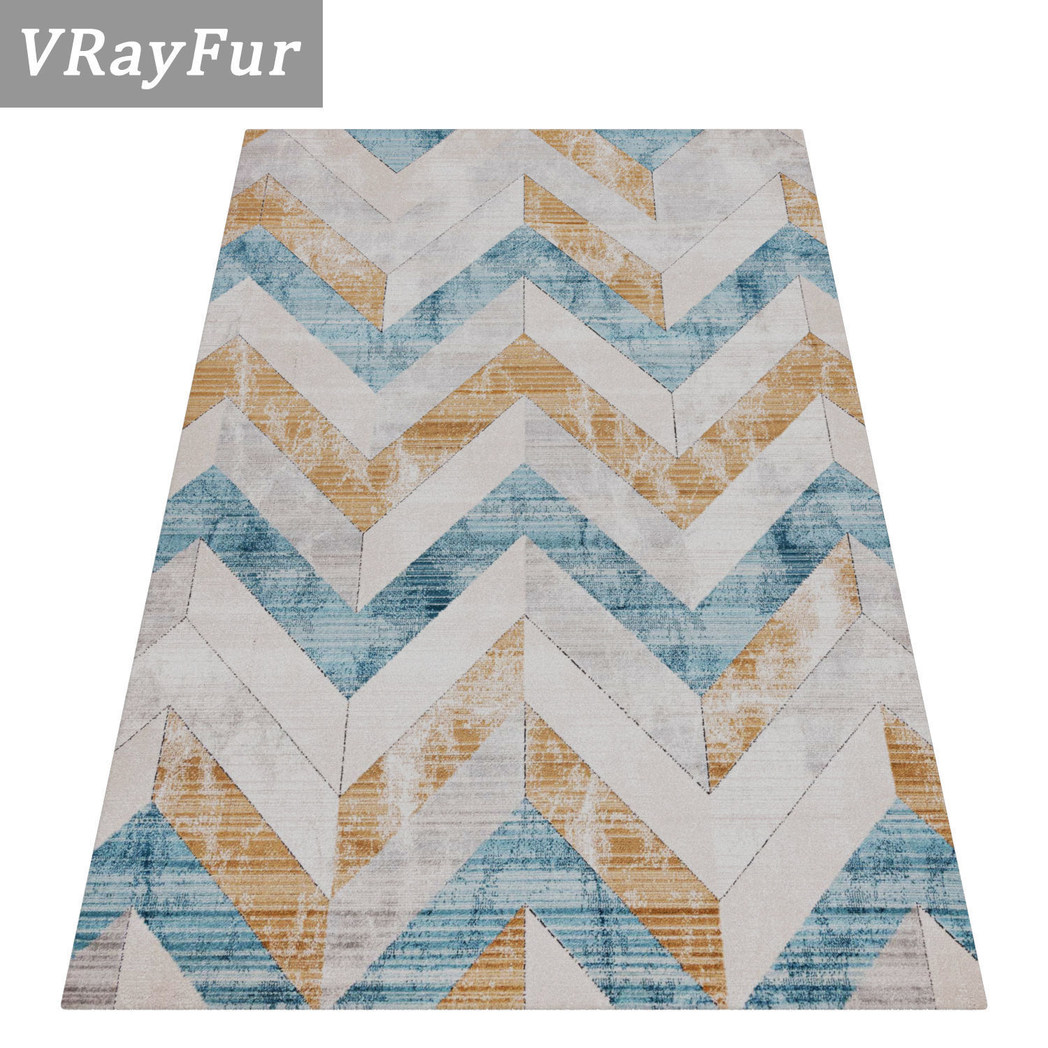 Rug Set 1809 3D model_2