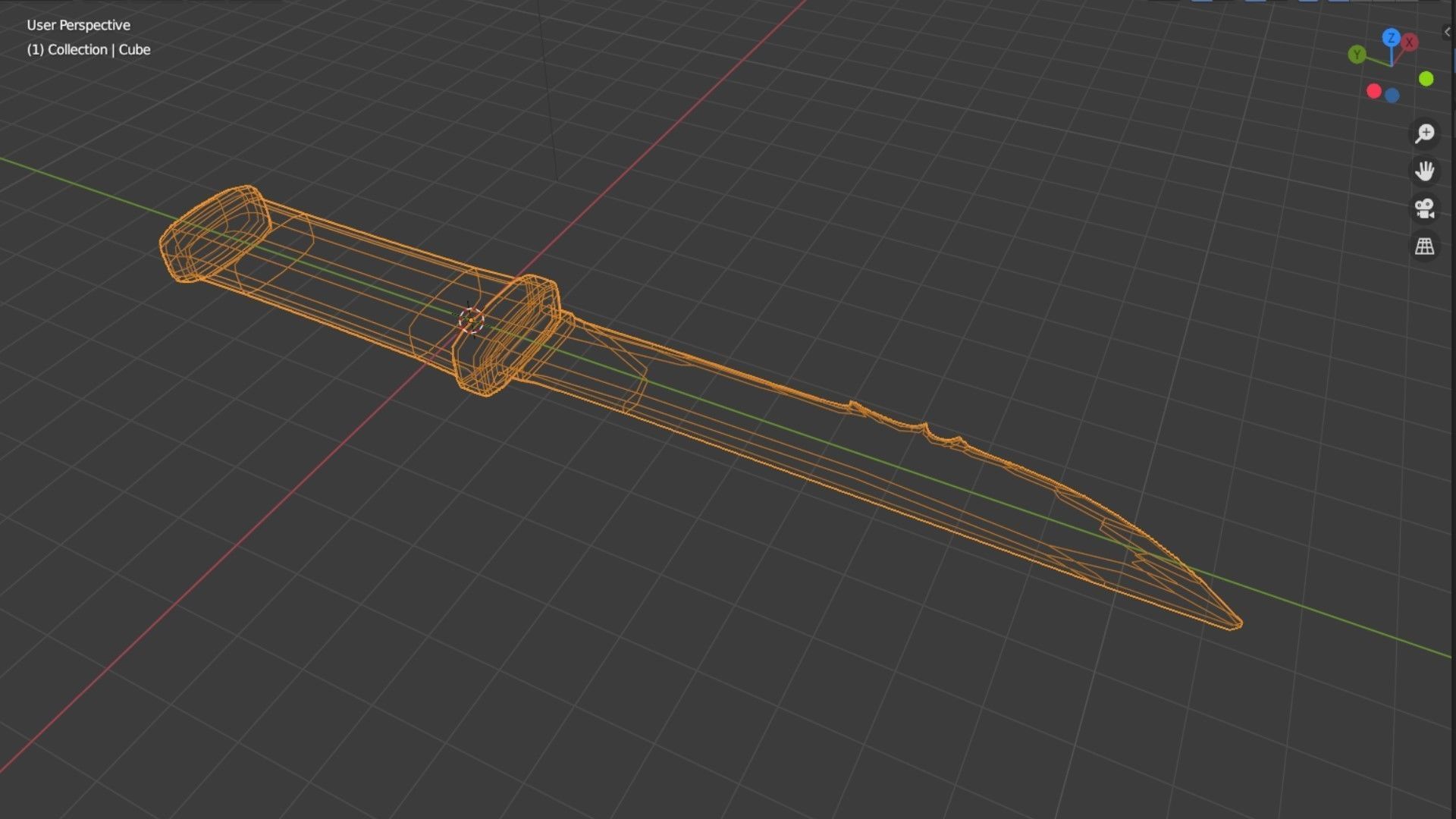 Steak Knife 3D model_2