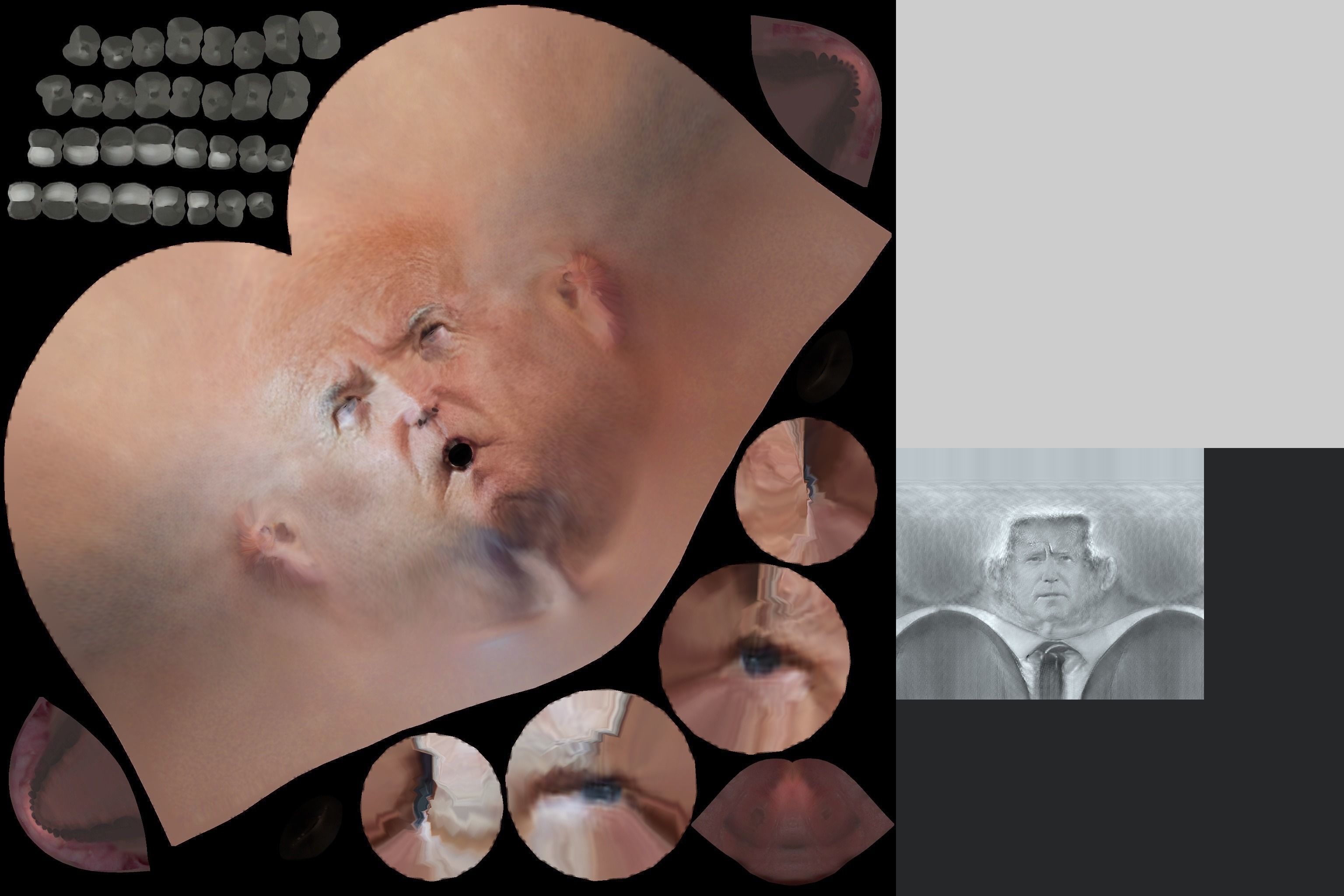 Joe Biden USA election 3d model Joe Biden 3d model Low-poly 3D model_8