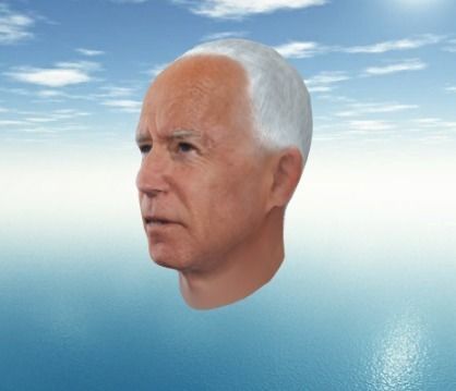 Joe Biden USA election 3d model Joe Biden 3d model Low-poly 3D model_7