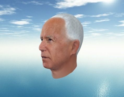 Joe Biden USA election 3d model Joe Biden 3d model Low-poly 3D model_2