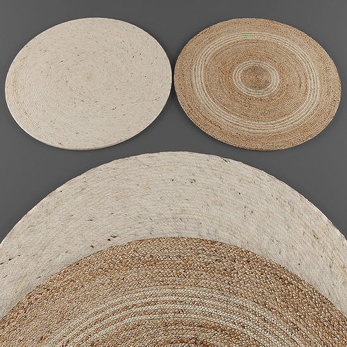 Rugs collection 240 Low-poly 3D model
