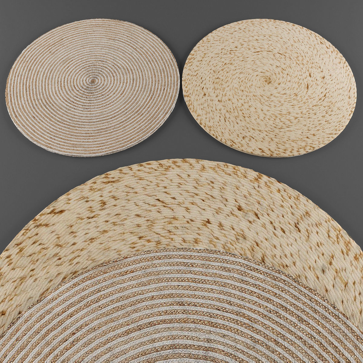 Rugs collection 240 Low-poly 3D model_2