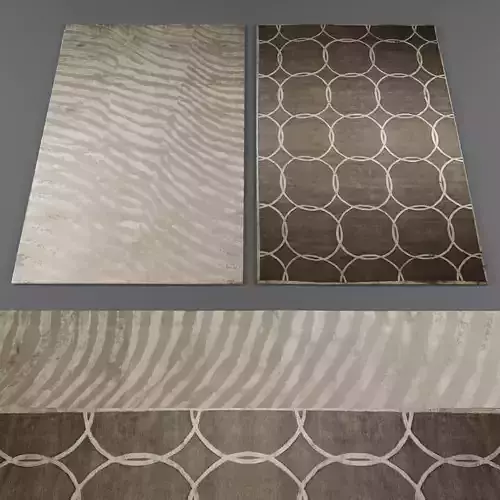 Rugs collection 245 Low-poly 3D model