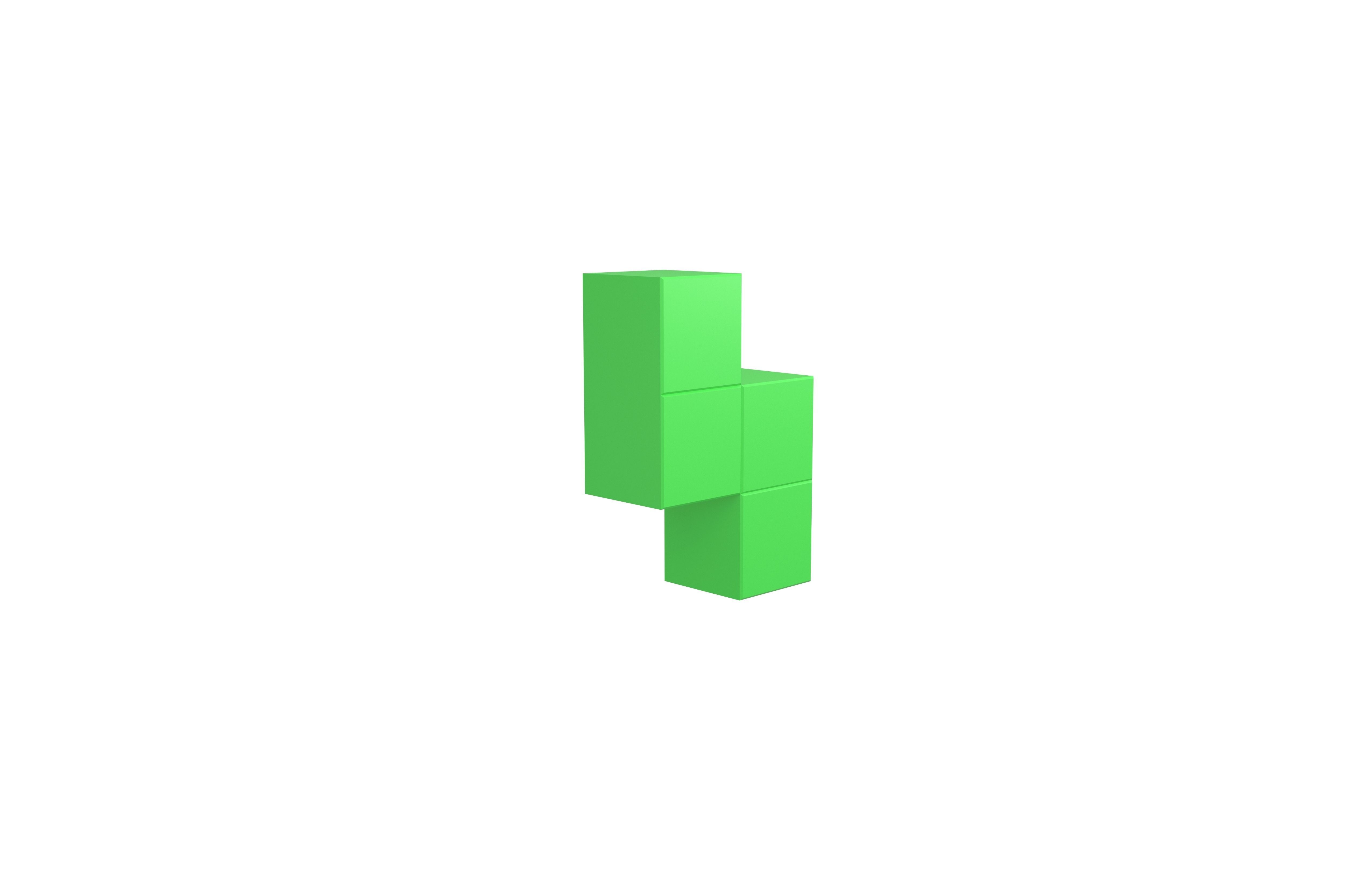 Tetris Block v4 Pack 01 Low-poly 3D model_16