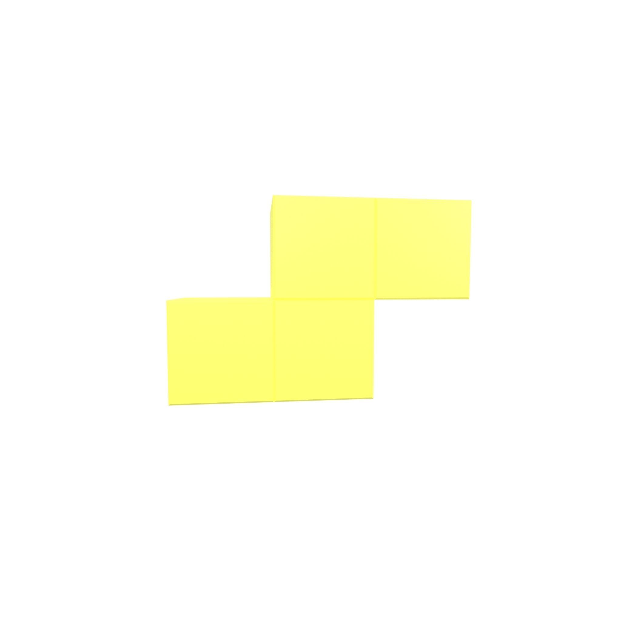 Tetris Block v4 Pack 01 Low-poly 3D model_21