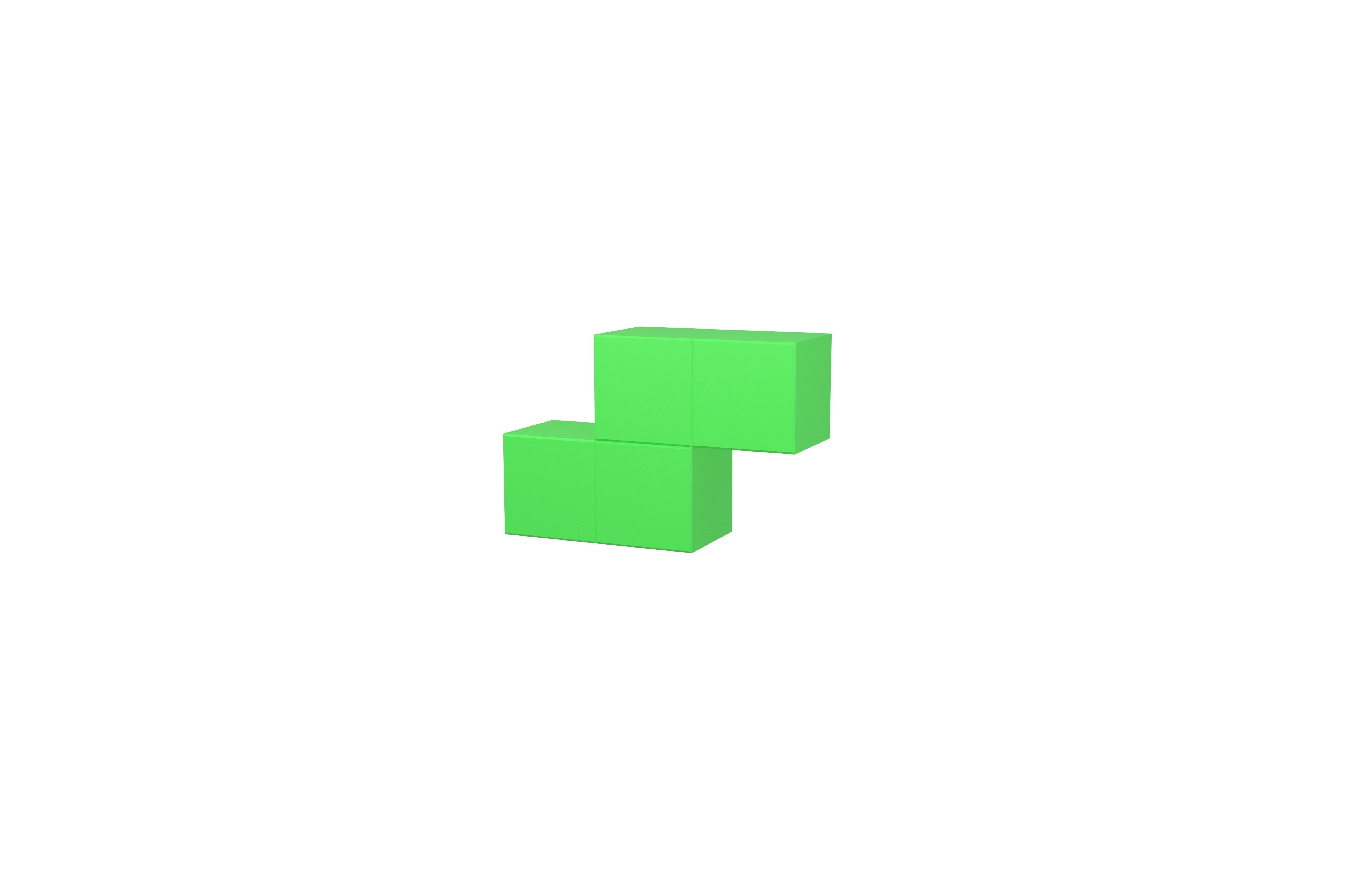 Tetris Block v4 Pack 01 Low-poly 3D model_35