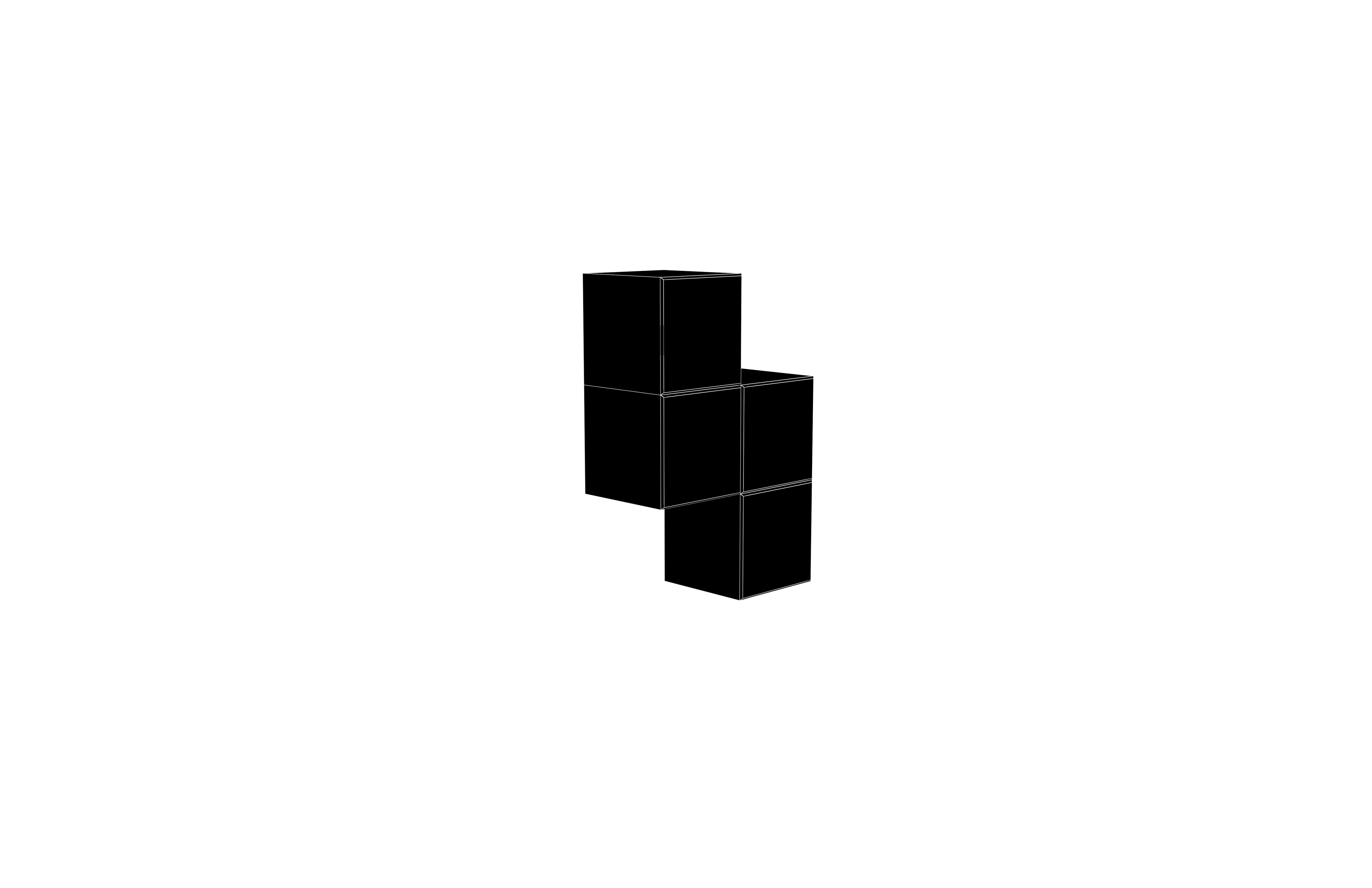 Tetris Block v4 Pack 01 Low-poly 3D model_44