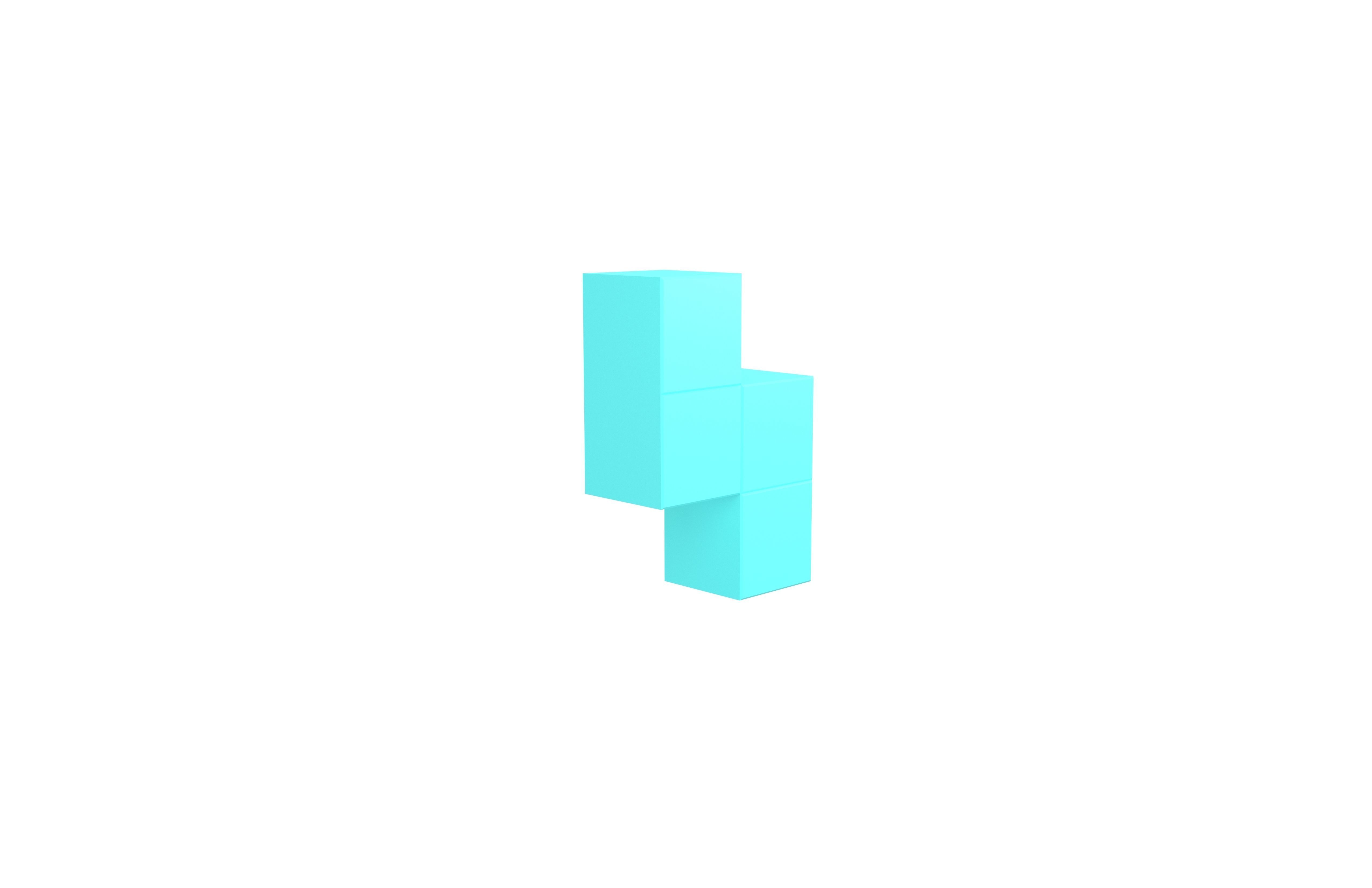 Tetris Block v4 Pack 01 Low-poly 3D model_8