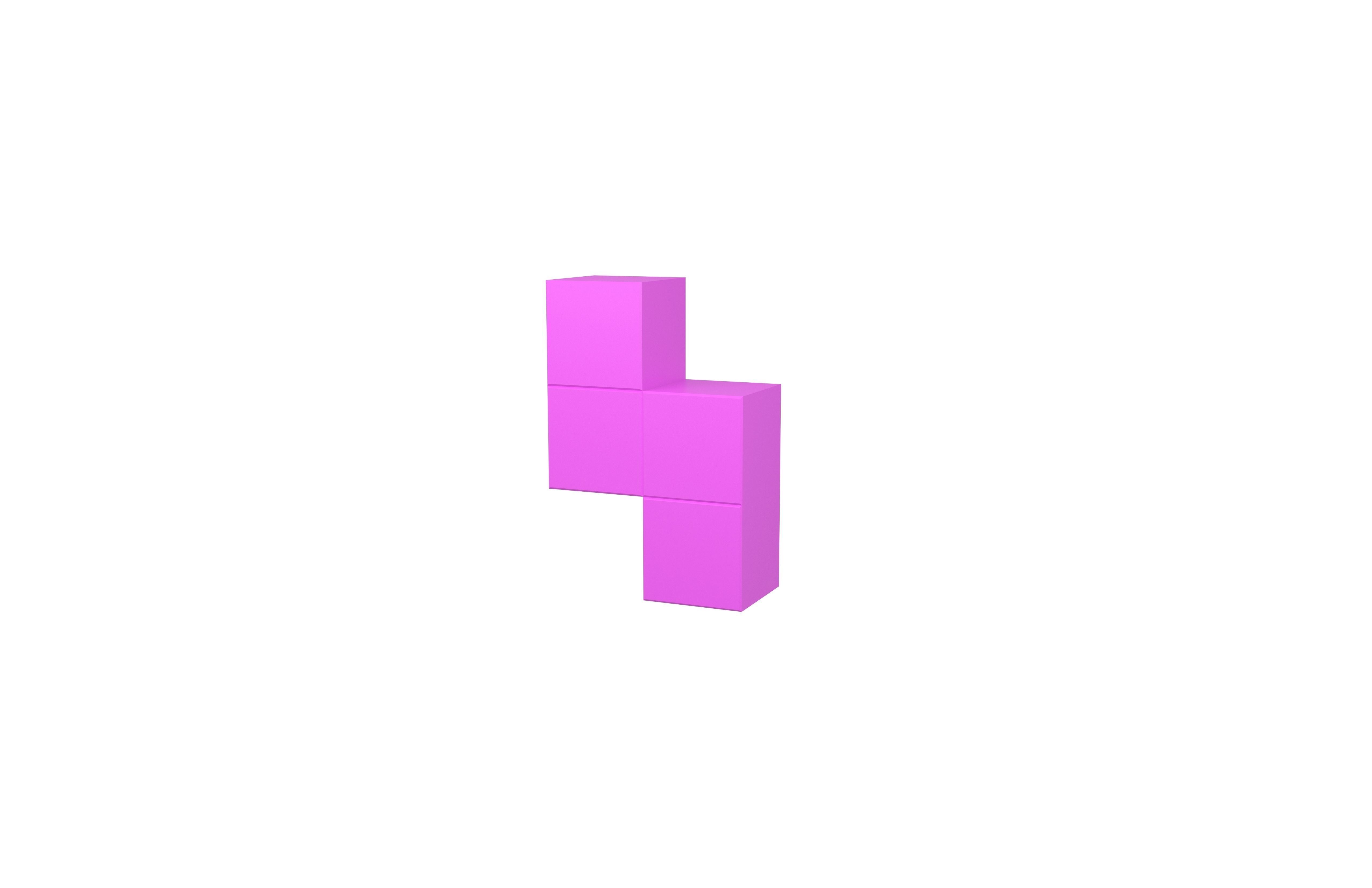 Tetris Block v4 Pack 01 Low-poly 3D model_19
