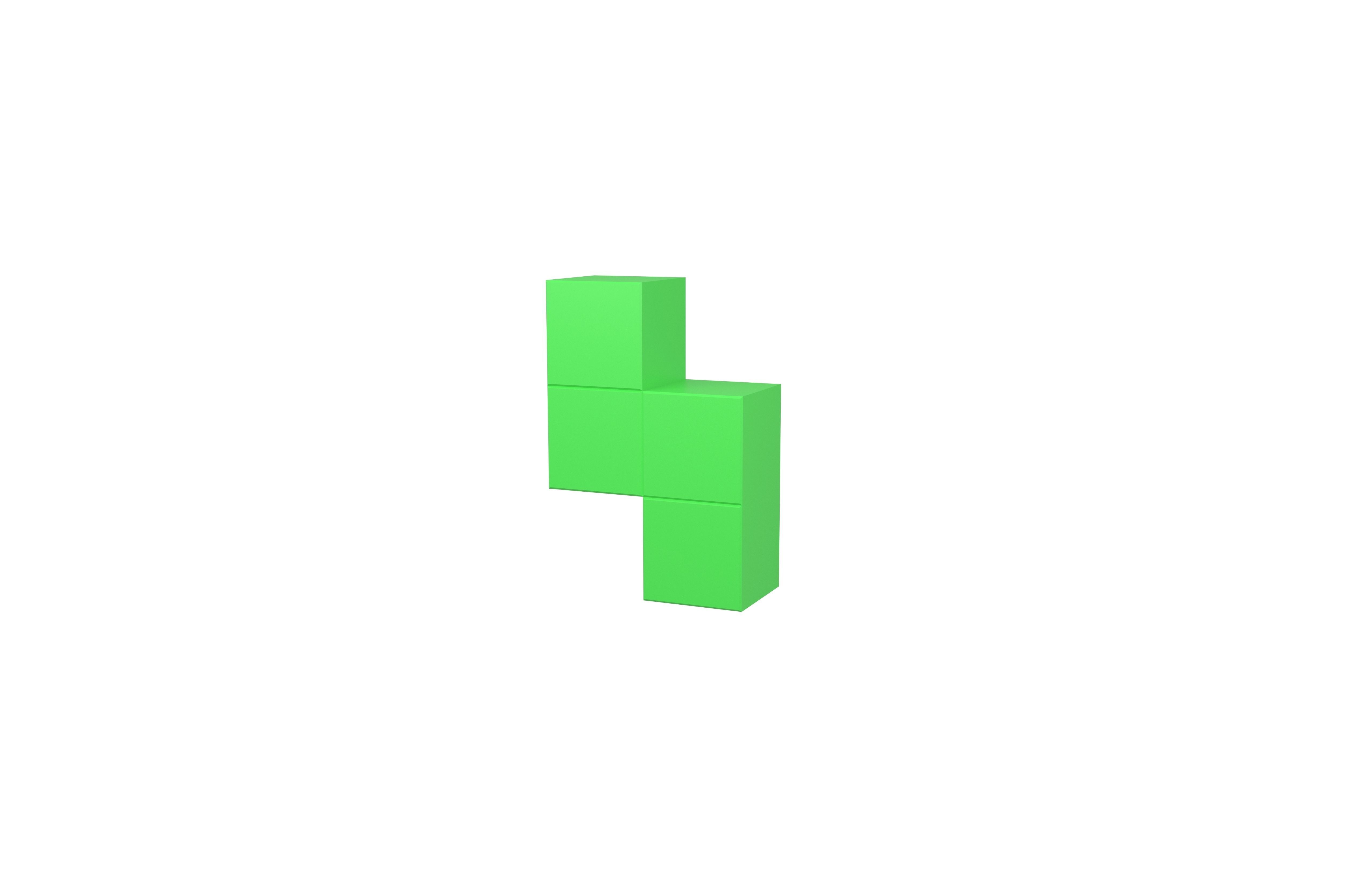 Tetris Block v4 Pack 01 Low-poly 3D model_15