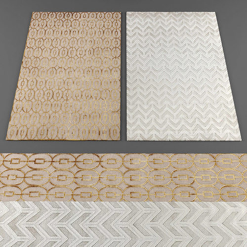 Rugs collection 246 Low-poly 3D model