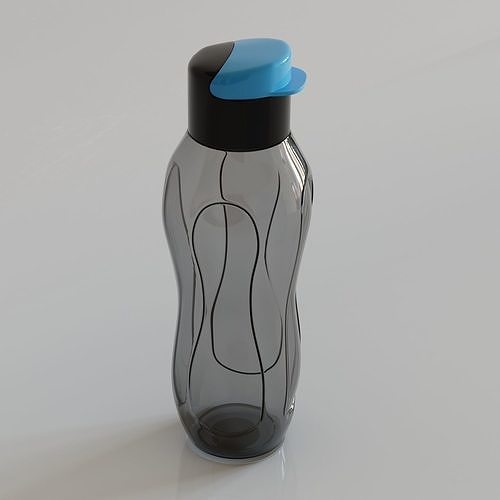 Tupperware Inspired Water Bottle 3D model