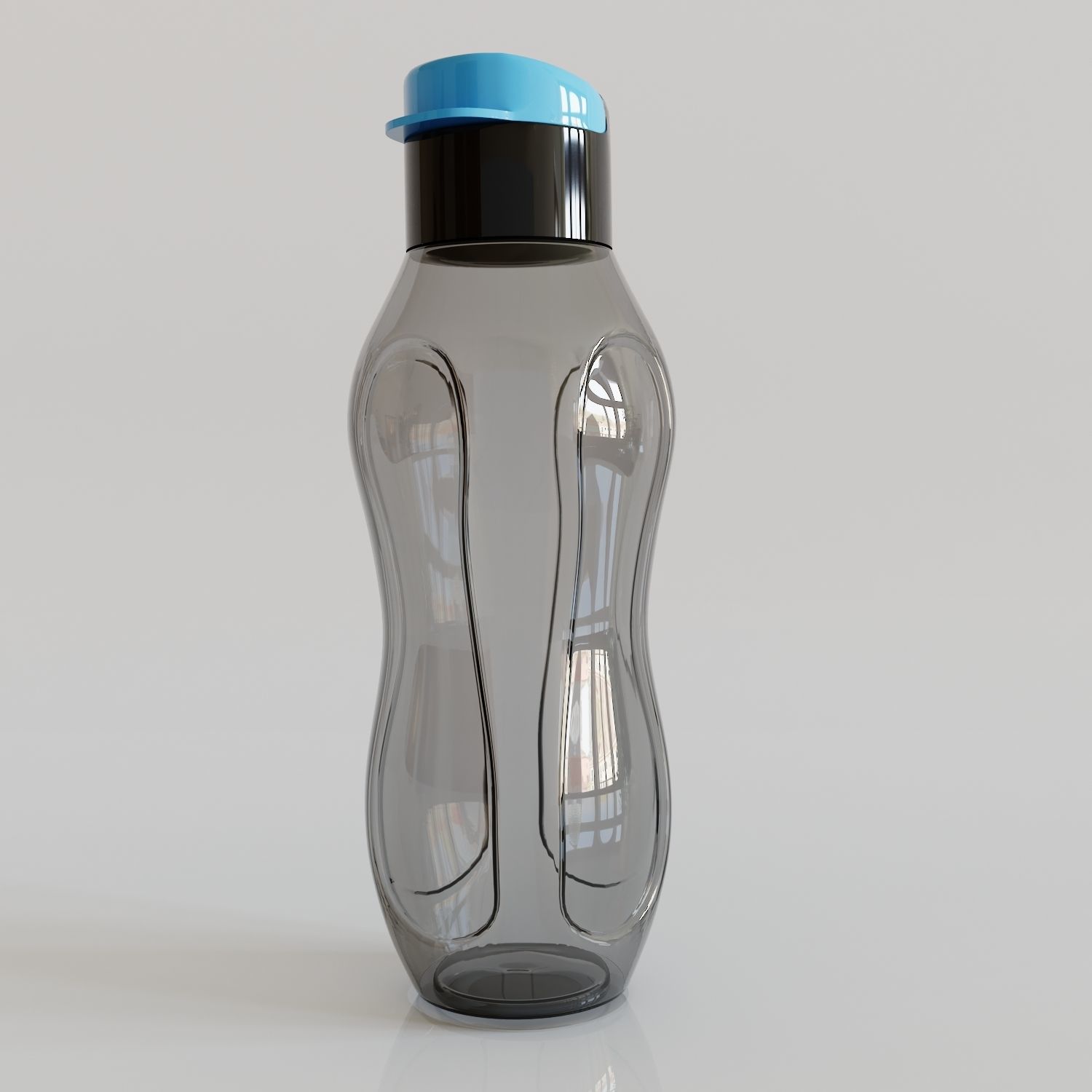 Tupperware Inspired Water Bottle 3D model_1