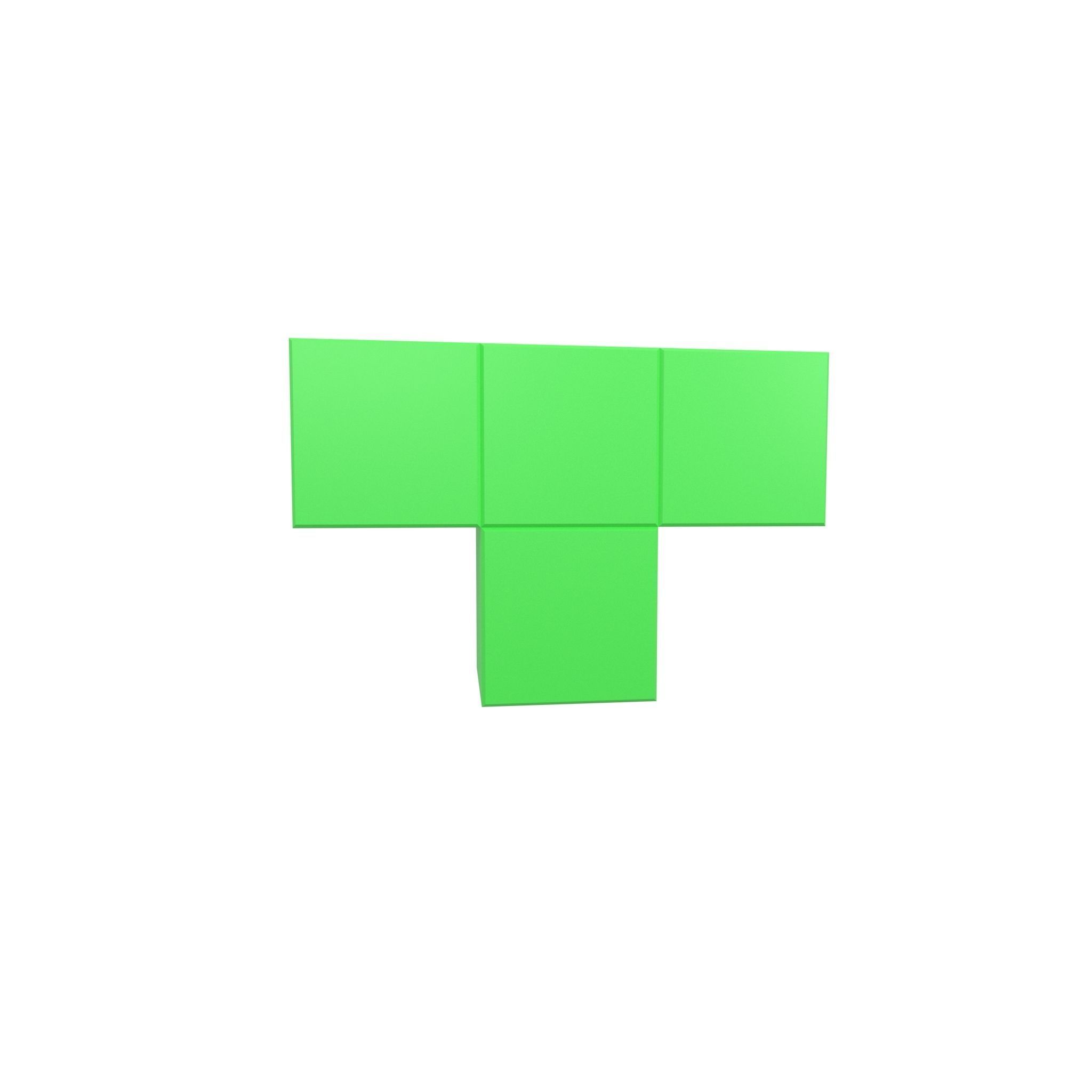 Tetris Block v5 Pack 01 Low-poly 3D model_13