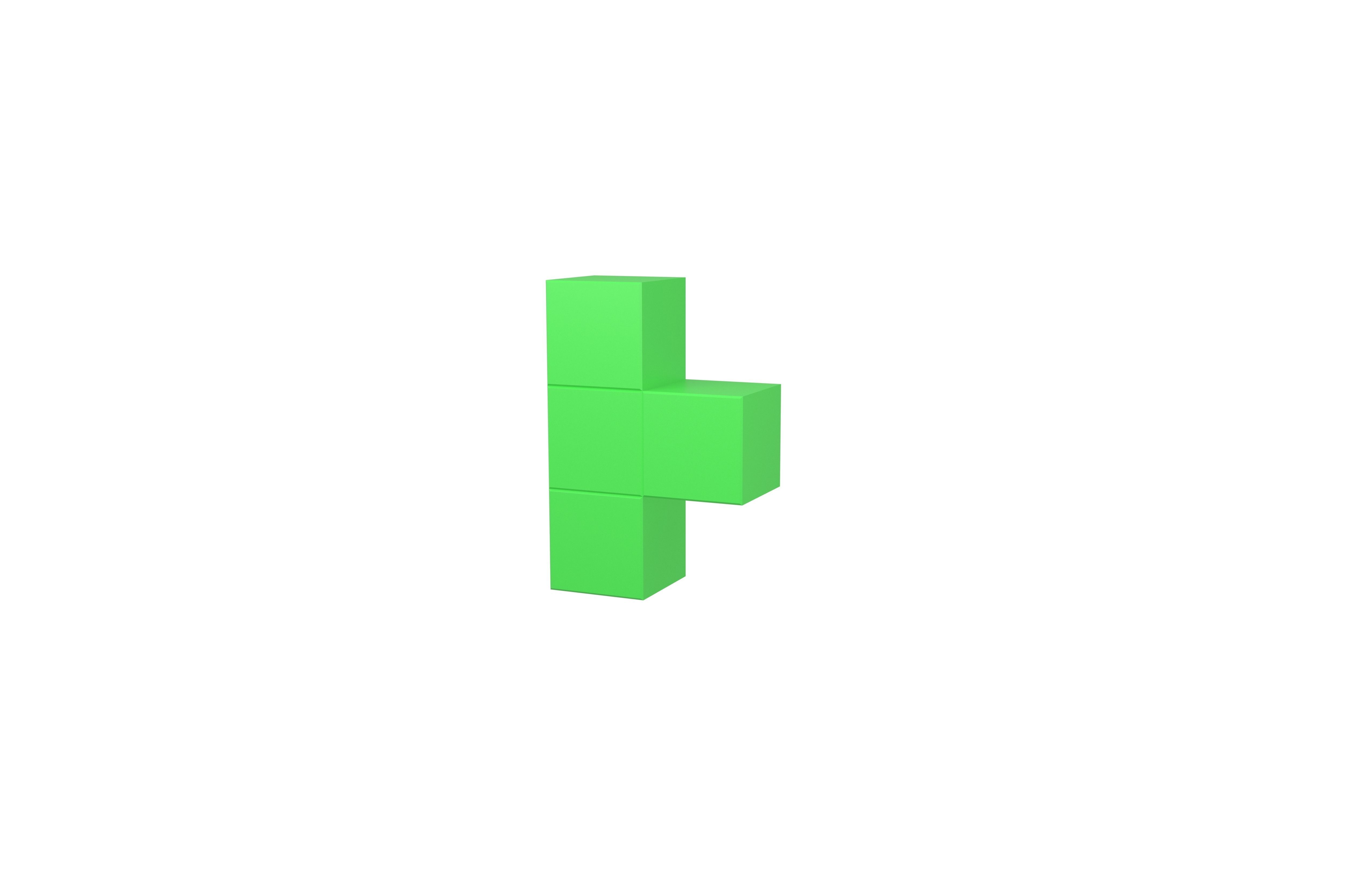 Tetris Block v5 Pack 01 Low-poly 3D model_35