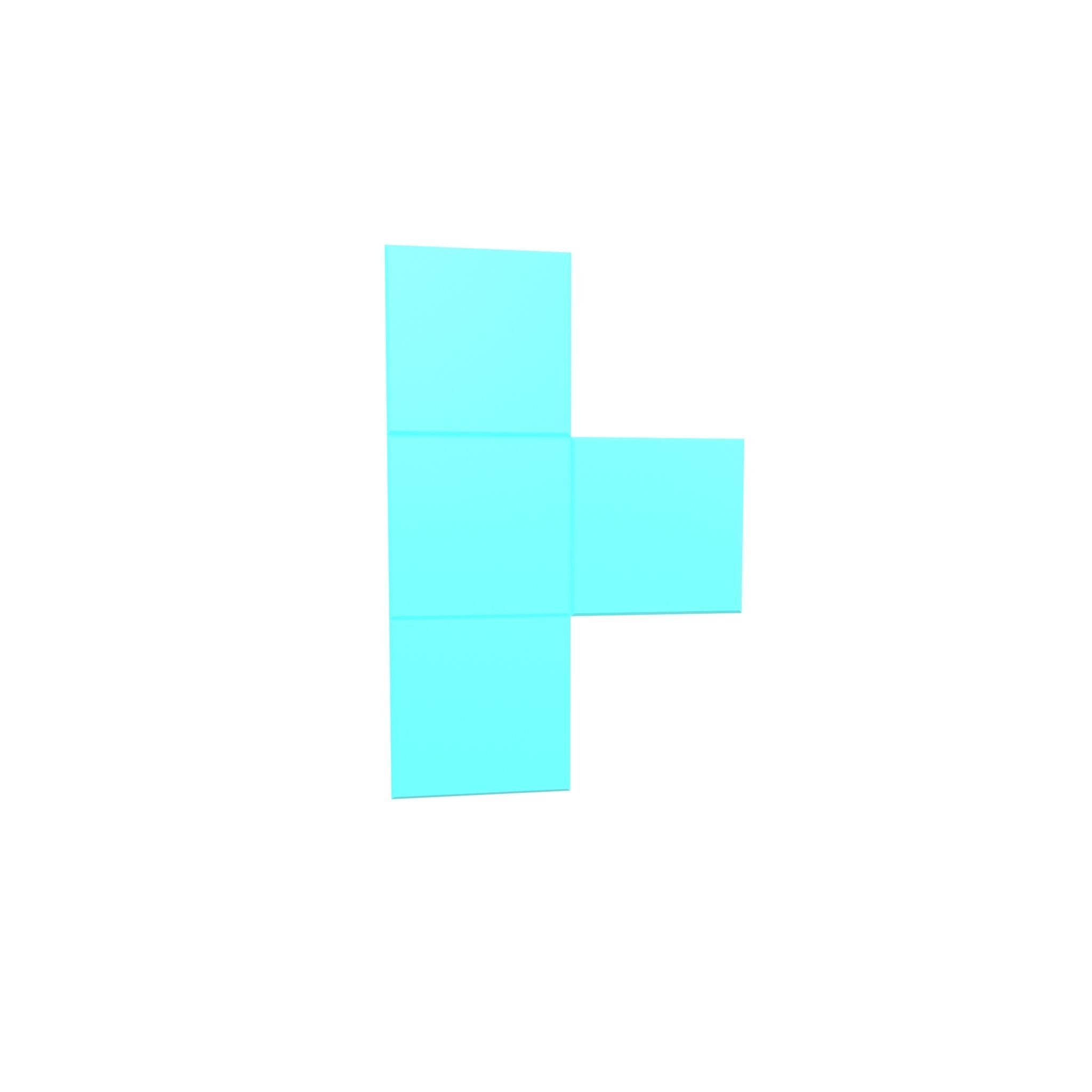 Tetris Block v5 Pack 01 Low-poly 3D model_26