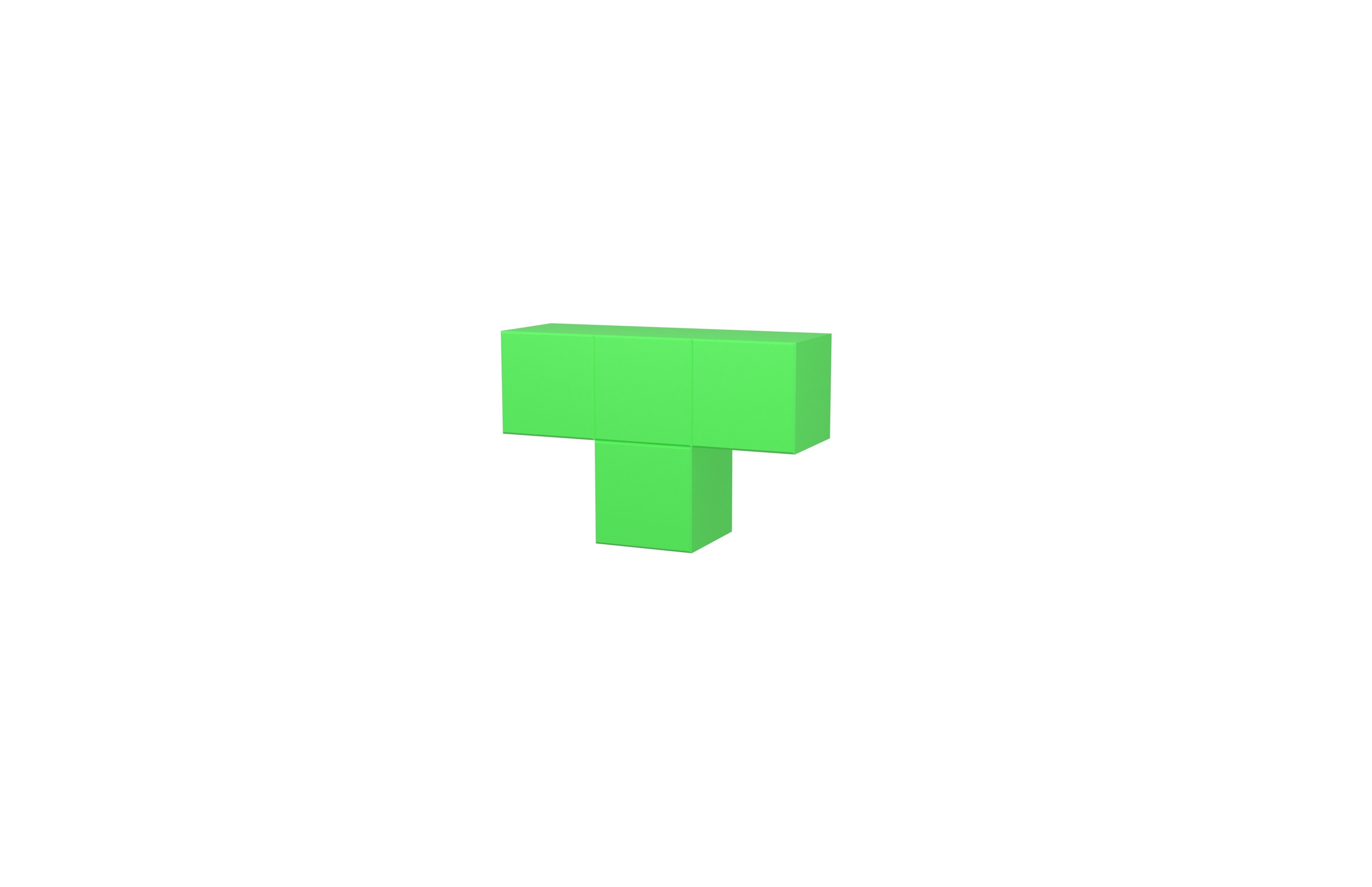 Tetris Block v5 Pack 01 Low-poly 3D model_15