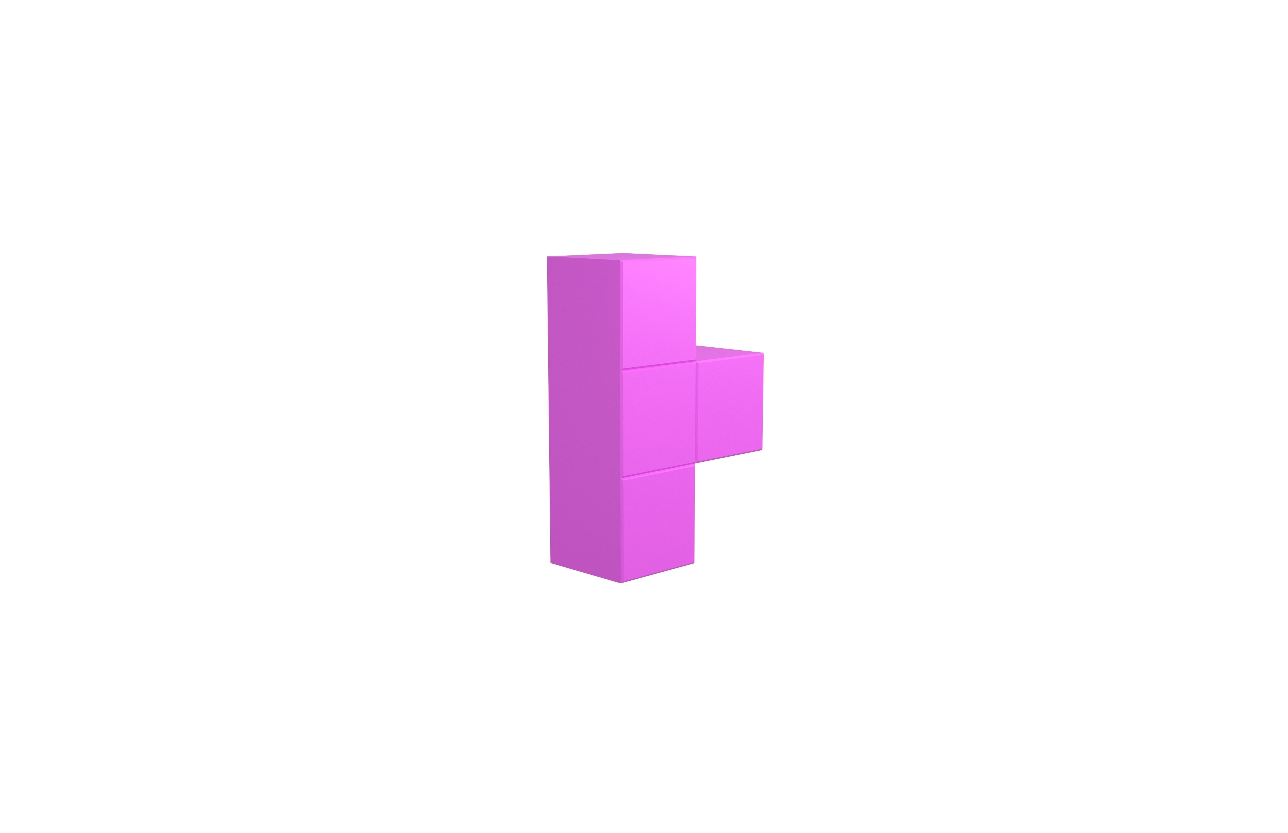 Tetris Block v5 Pack 01 Low-poly 3D model_40